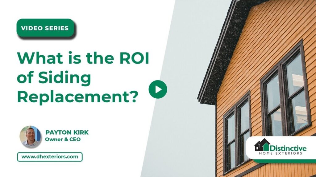 roi of siding replacement