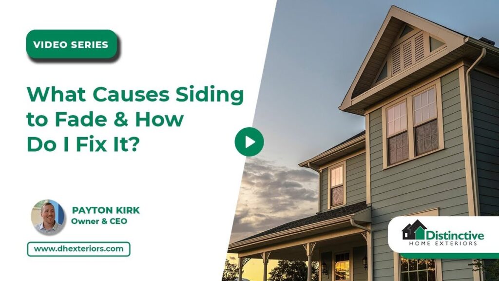 causes siding to fade